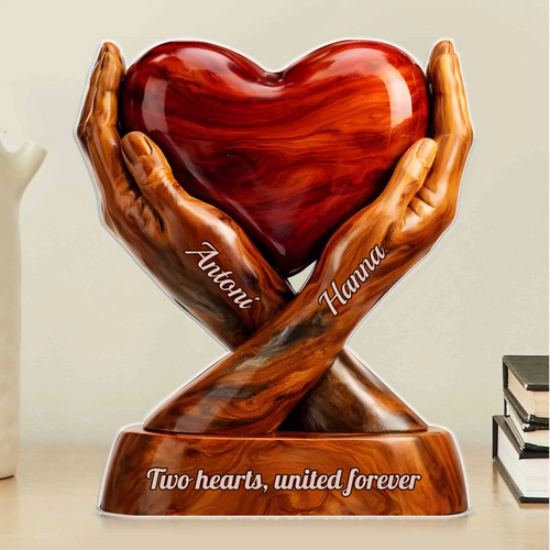 Heart Hand Acrylic