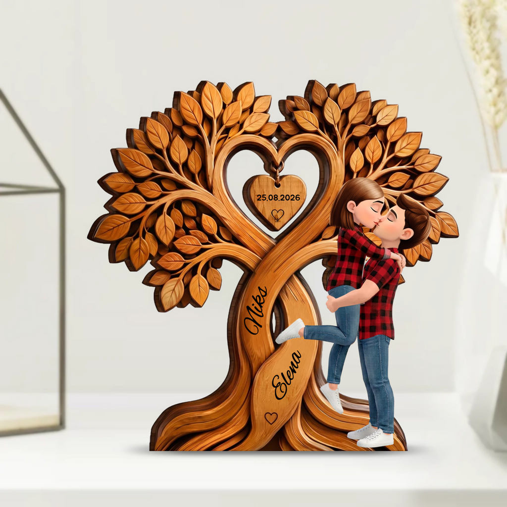 Tree Couple Wooden